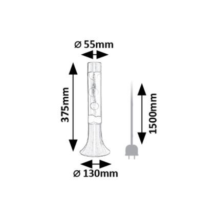 Rabalux - LED Lava lamp LED/25W/230V