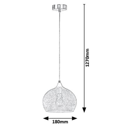 Rabalux - Suspension fil 1xE14/40W/230V