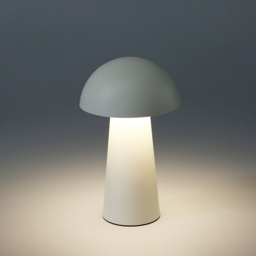 Rabalux - Dimbare oplaadbare LED-buitenlamp met aanraakbediening, LED/1,5W/5V, IP44, 1200 mAh, USB, wit