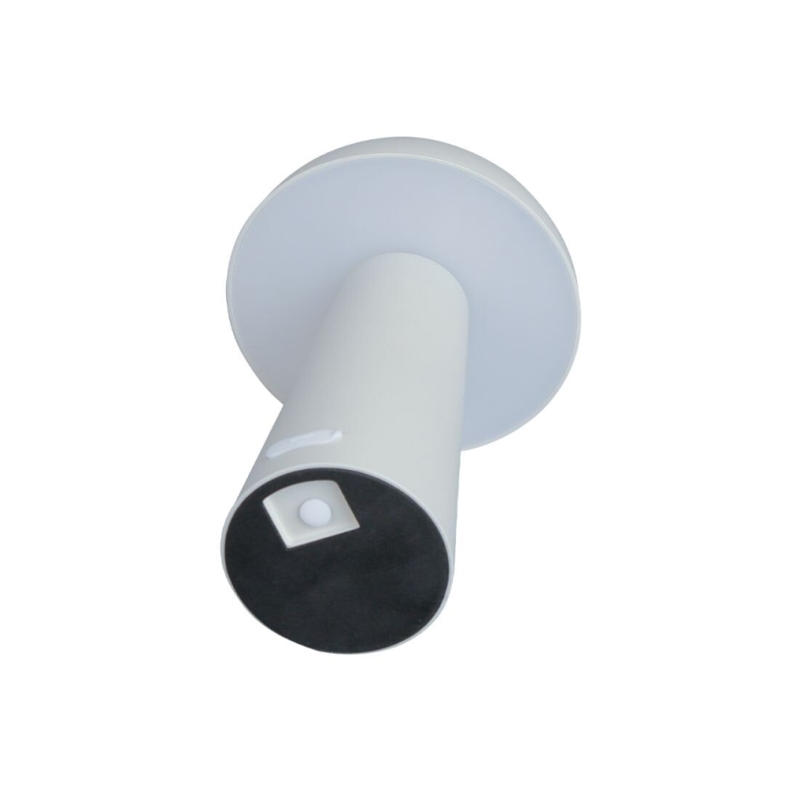 Rabalux - Dimbare oplaadbare LED-buitenlamp met aanraakbediening, LED/1,5W/5V, IP44, 1200 mAh, USB, wit