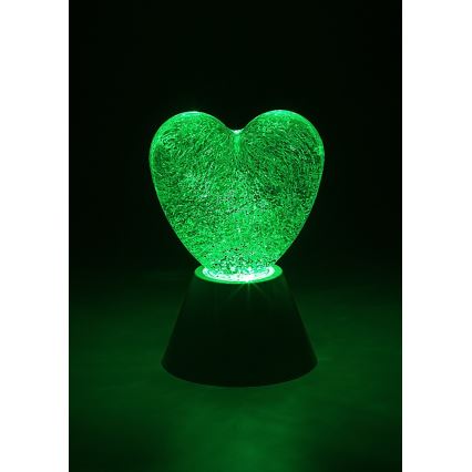 Rabalux - LED RGB Decoratieve lamp LED/0,8W/3xAA hartvormig