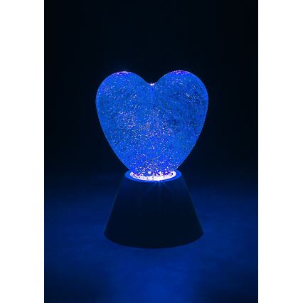 Rabalux - LED RGB Decoratieve lamp LED/0,8W/3xAA hartvormig