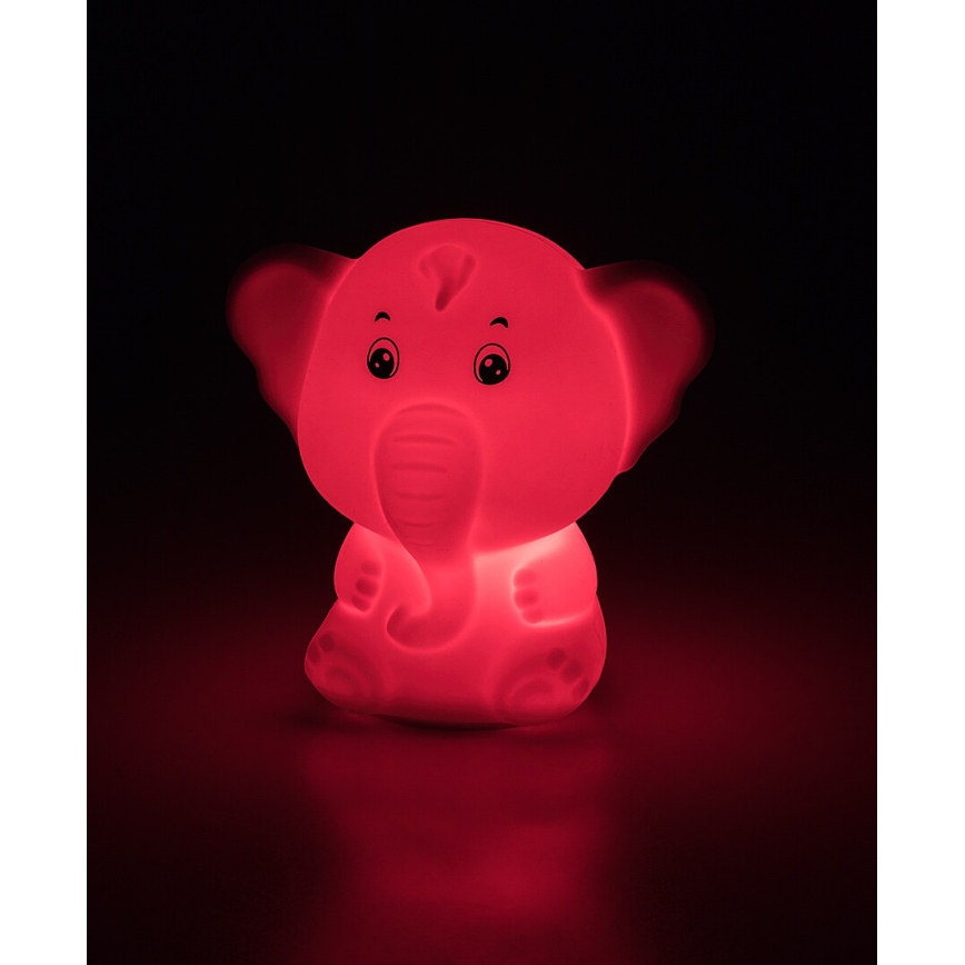 Rabalux - LED RGB aanraak-nachtlampje LED/0,05W/1xCR2032 olifant