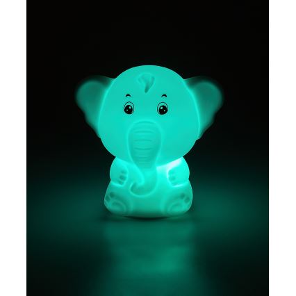 Rabalux - LED RGB aanraak-nachtlampje LED/0,05W/1xCR2032 olifant