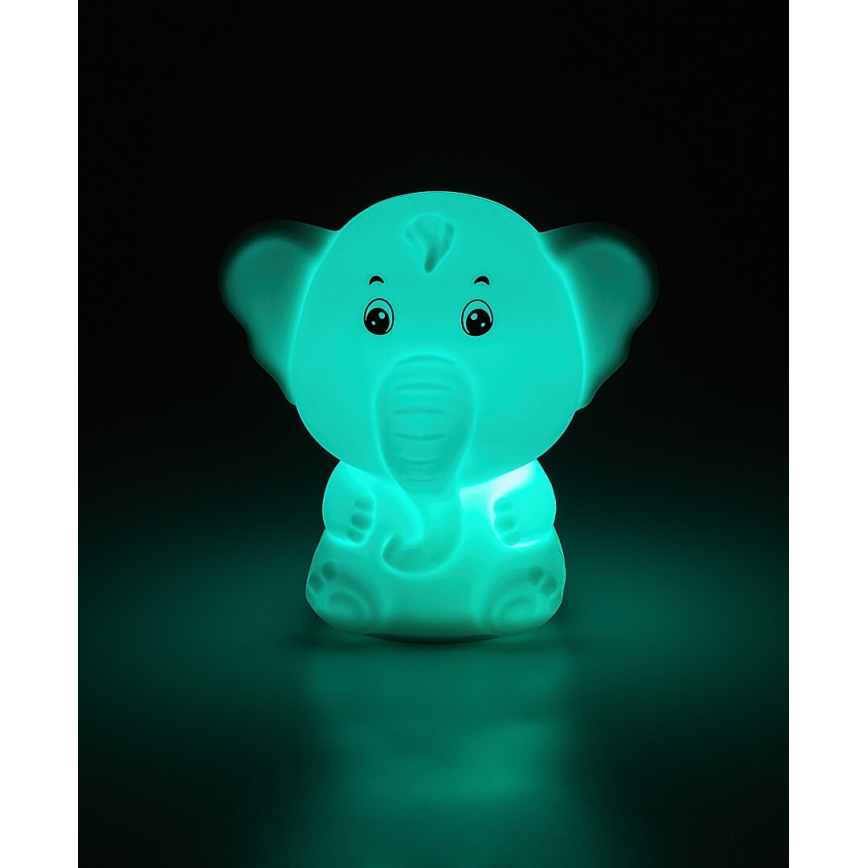 Rabalux - LED RGB aanraak-nachtlampje LED/0,05W/1xCR2032 olifant