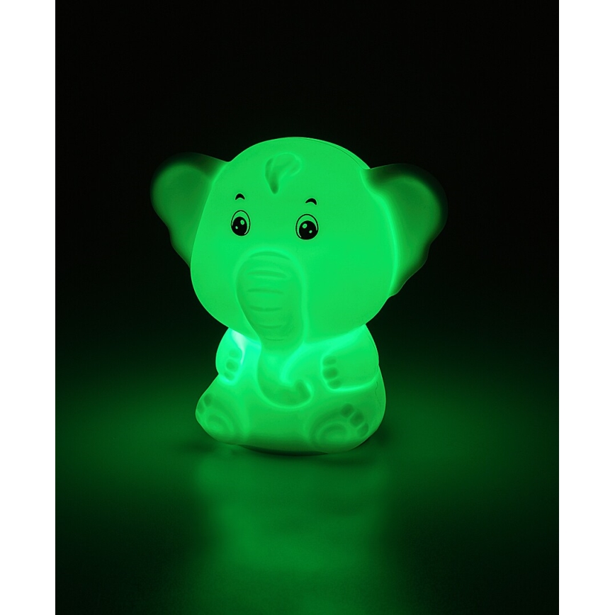 Rabalux - LED RGB aanraak-nachtlampje LED/0,05W/1xCR2032 olifant
