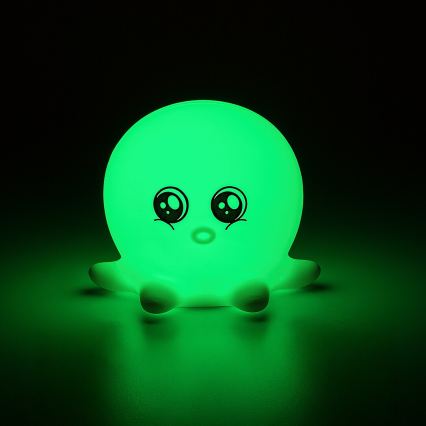 Rabalux - Veilleuse tactile LED RGB LED/0,05W/1xCR2032 en forme de pieuvre