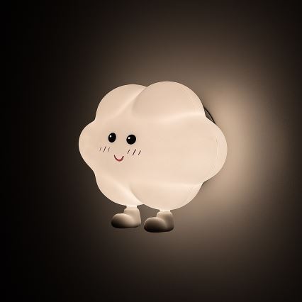 Rabalux - Veilleuse LED tactile et dimmable rechargeable pour enfants LED/2,7W/5V 200 mAh nuage