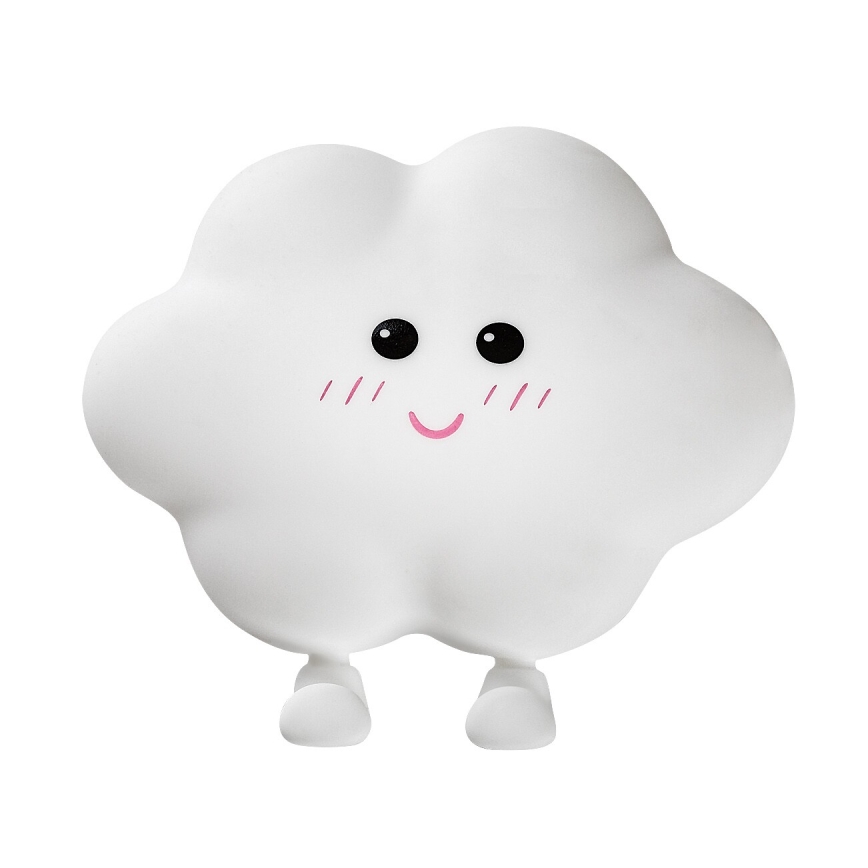Rabalux - Veilleuse LED tactile et dimmable rechargeable pour enfants LED/2,7W/5V 200 mAh nuage