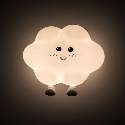 Rabalux - Veilleuse LED tactile et dimmable rechargeable pour enfants LED/2,7W/5V 200 mAh nuage