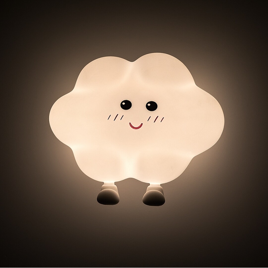 Rabalux - Veilleuse LED tactile et dimmable rechargeable pour enfants LED/2,7W/5V 200 mAh nuage