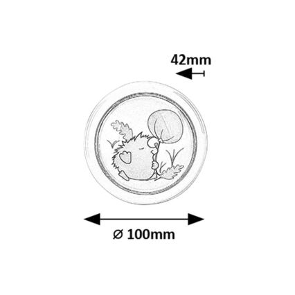 Rabalux - Veilleuse enfant LED/0,3W/2xAA 6000K