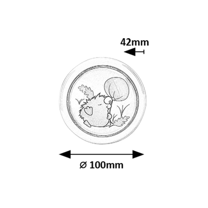 Rabalux - Veilleuse enfant LED/0,3W/2xAA 6000K