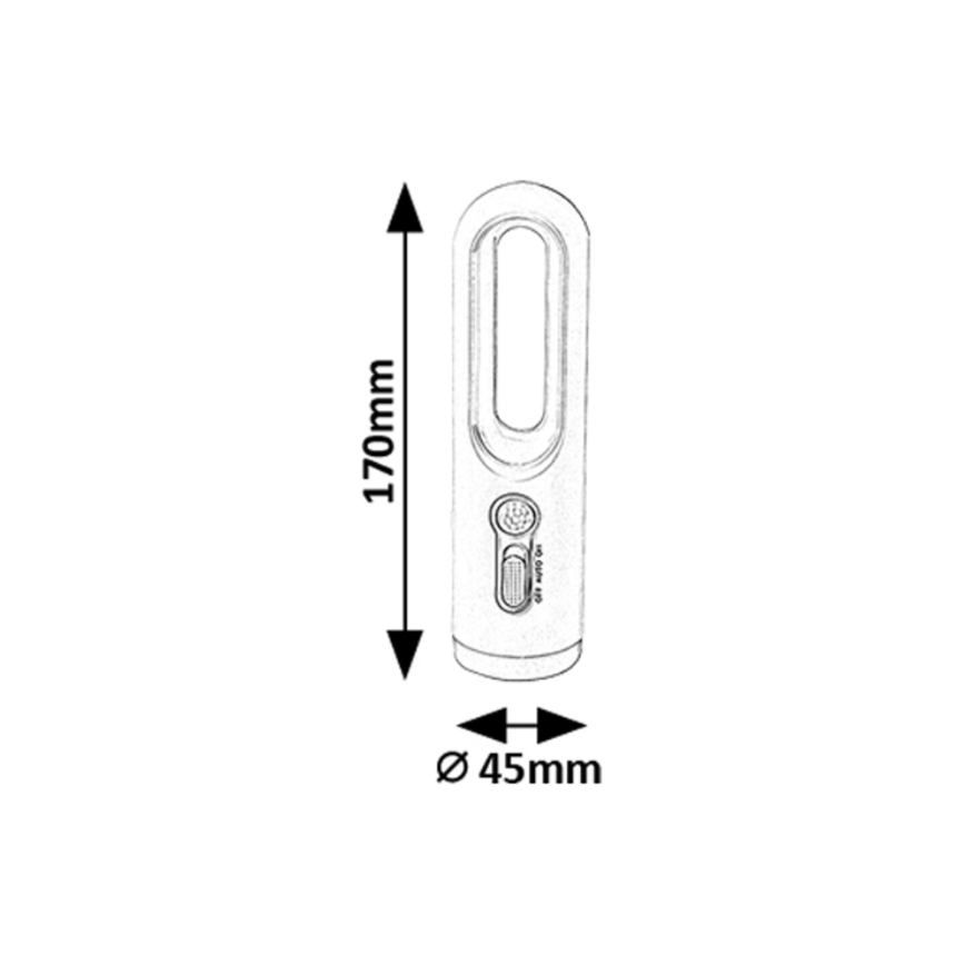 Rabalux - LED draagbare oplaadbare lamp met sensor LED/0,8W/3,7V 3000/7000K