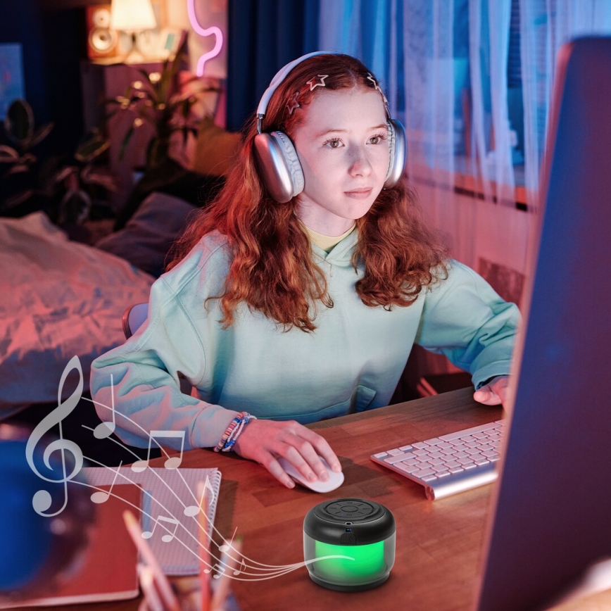 Rabalux - RGB Tafellamp met speaker RGB/3W/3,7V 500mAh