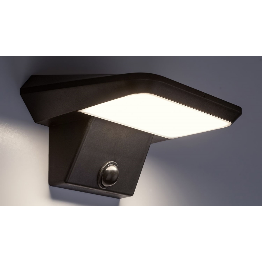 Rabalux - LED Zonne-energie lamp met sensor LED/10W/3,7V IP44 1200 mAh