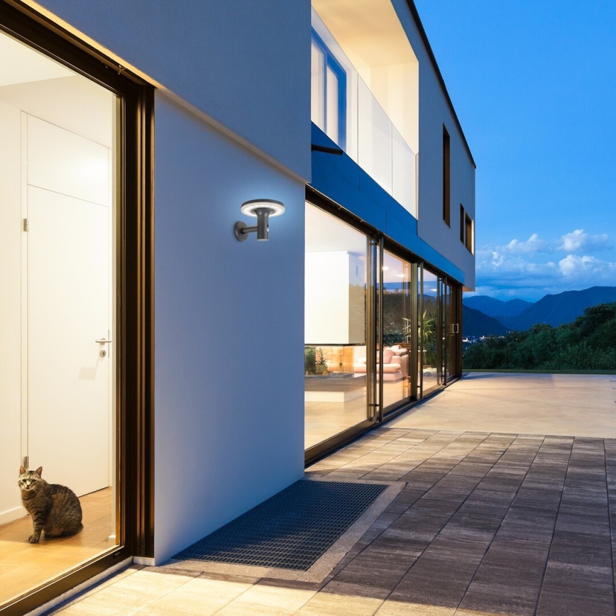 Rabalux - LED-lamp op zonne-energie met een sensor LED/10W/3,7V IP44