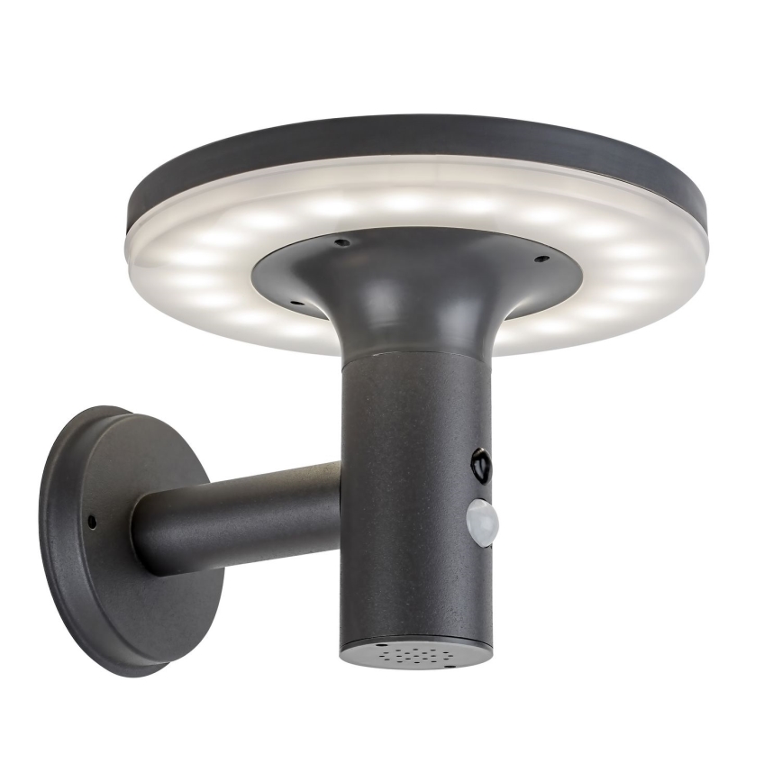 Rabalux - LED-lamp op zonne-energie met een sensor LED/10W/3,7V IP44