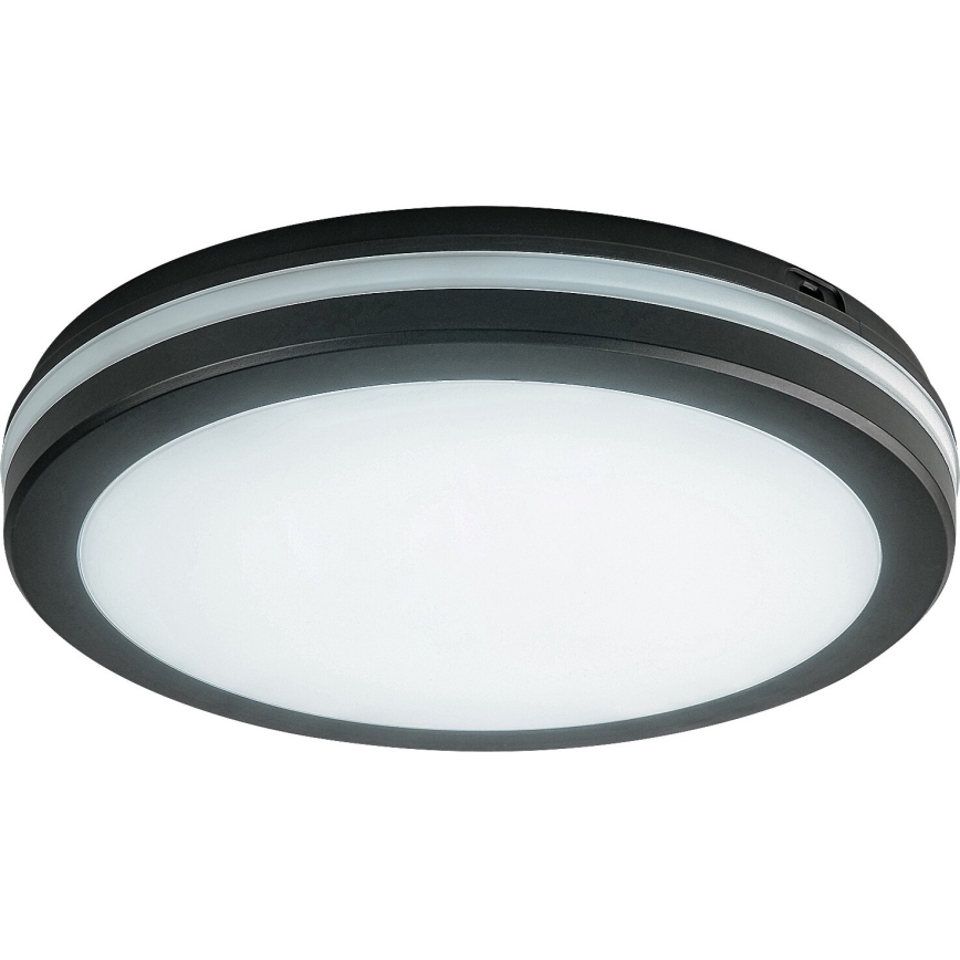 Rabalux - LED Badkamer plafondlamp LED/28W/230V 3000/4000/6500K IP54 zwart