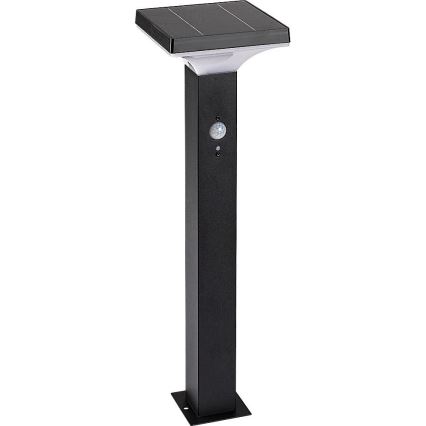 Rabalux - LED Zonne-energie lamp met sensor LED/4W/3,7V IP44 zwart 2200 mAh