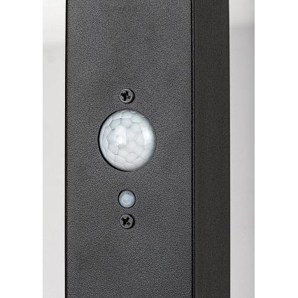 Rabalux - LED Zonne-energie lamp met sensor LED/4W/3,7V IP44 zwart 2200 mAh