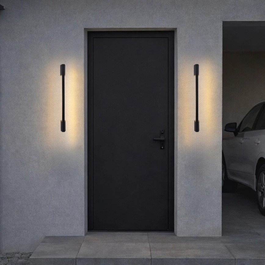Rabalux - Applique murale d'extérieur LED, 8 W, 230 V, IP54, 59,5 cm, noire