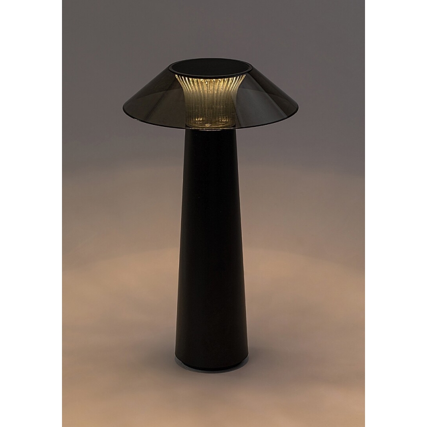 Rabalux - LED Dimbare touch oplaadbare tafellamp LED/5W/5V IP44 zwart