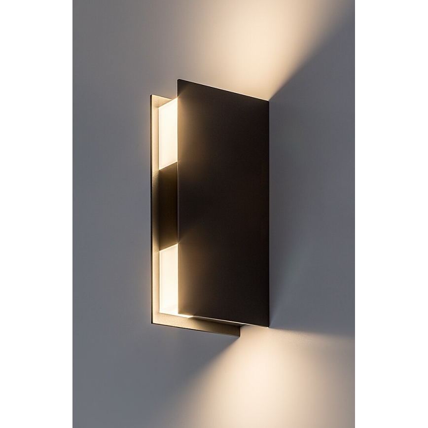 Rabalux - LED buitenwandlamp LED/13W/230V IP65 antraciet