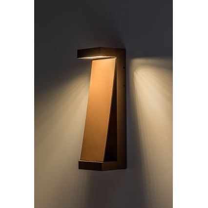 Rabalux - LED buitenwandlamp LED/13W/230V IP65 bruin
