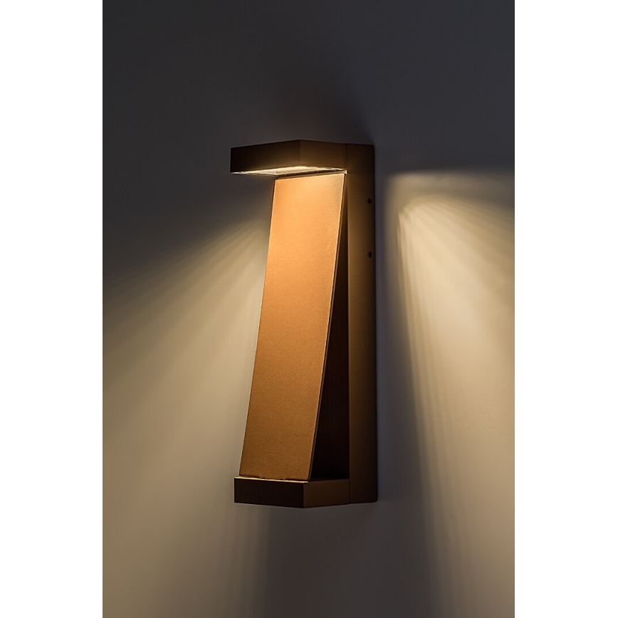 Rabalux - LED buitenwandlamp LED/13W/230V IP65 bruin