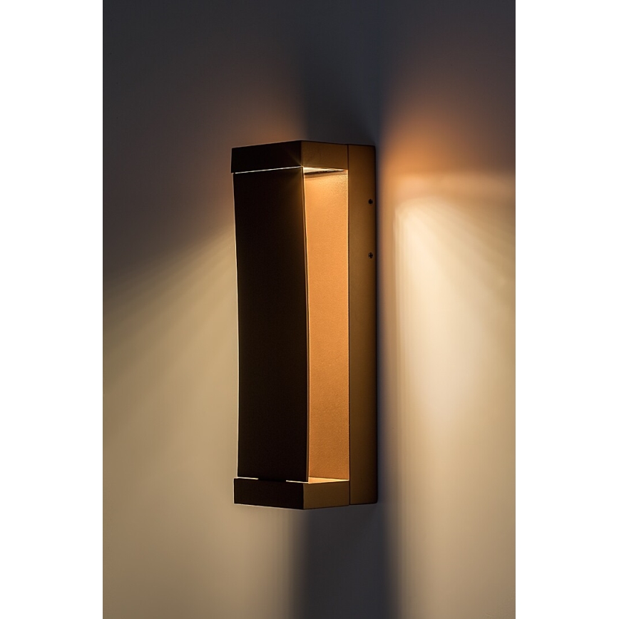 Rabalux - LED buitenwandlamp LED/13W/230V IP65 bruin