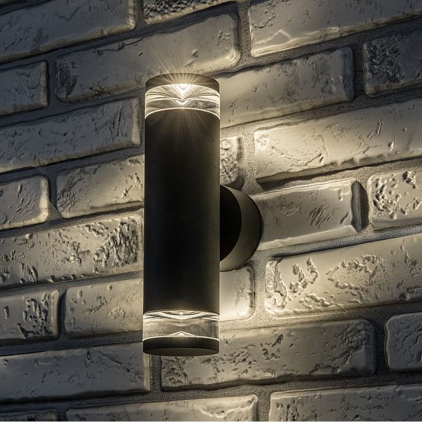 Rabalux - Buitenwandlamp 2xGU10/10W/230V IP54 antraciet