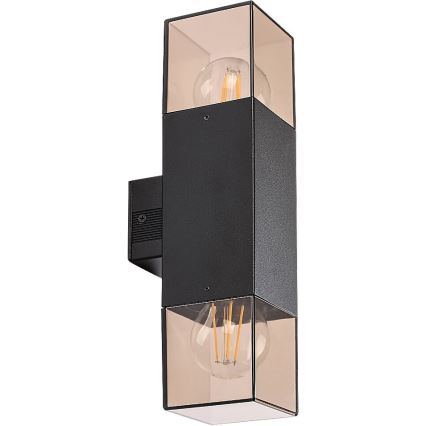 Rabalux - Wandlamp voor buiten 2xE27/60W/230V IP54 zwart