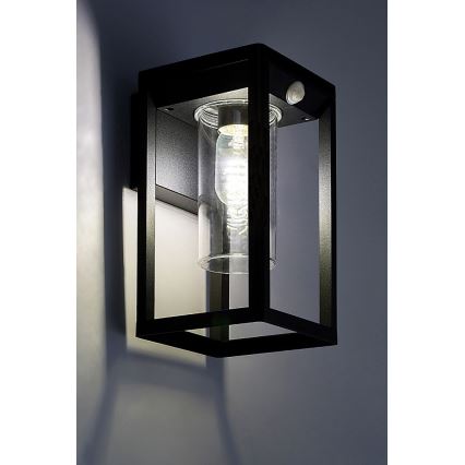 Rabalux - Wandlamp voor buiten 1xE27/15W/230V IP54 zwart