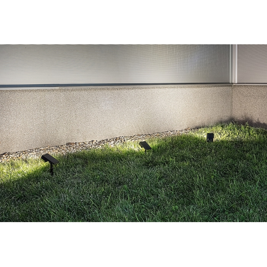 Rabalux - Éclairage solaire LED/0,5W/3,7V IP65 noir 3000 mAh