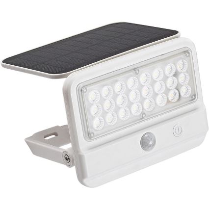 Rabalux - Applique murale solaire avec détecteur LED/7W/3,7V IP54 blanc