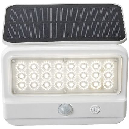 Rabalux - Applique murale solaire avec détecteur LED/7W/3,7V IP54 blanc