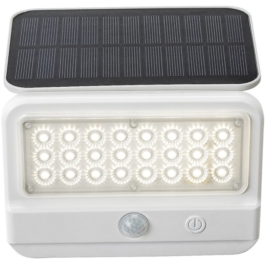 Rabalux - Applique murale solaire avec détecteur LED/7W/3,7V IP54 blanc