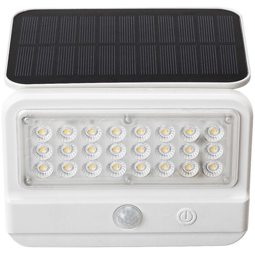 Rabalux - Applique murale solaire avec détecteur LED/7W/3,7V IP54 blanc