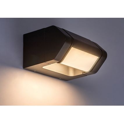 Rabalux - LED Wandlamp voor buiten LED/8W/230V IP54 antraciet