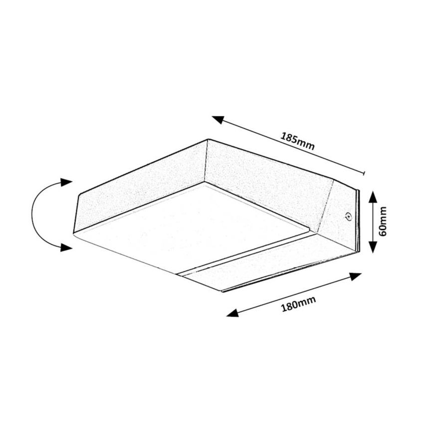 Rabalux - Applique murale extérieure LED/14W/230V 2700/4000/6500K IP54