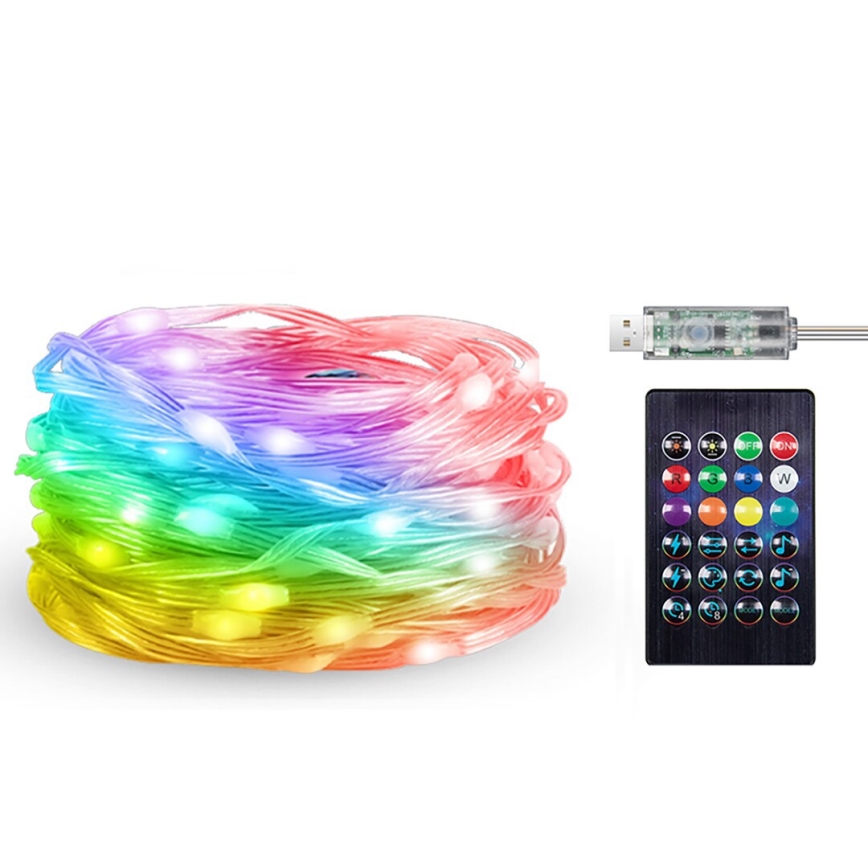 Rabalux - LED RGB Lichtstrip LED/2,8W/5V 5m IP44 WiFi + afstandsbediening