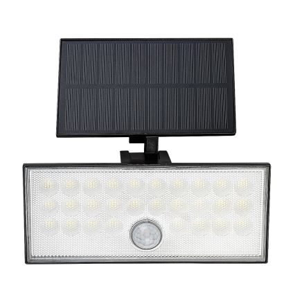 Rabalux - Projecteur solaire LED avec capteur LED/8W/3,7V 1800mAh IP65 + télécommande