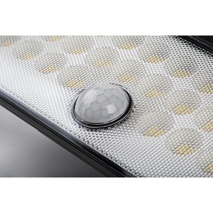 Rabalux - Projecteur solaire LED avec capteur LED/8W/3,7V 1800mAh IP65 + télécommande