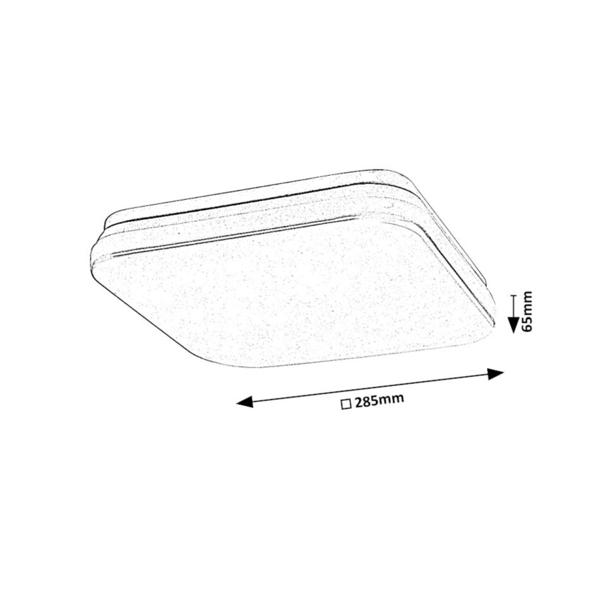 Rabalux - LED Badkamer plafondlamp met sensor LED/18W/230V 4000K IP44