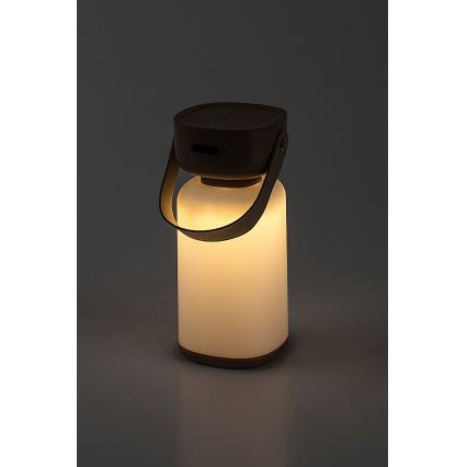 Rabalux - Lampe de table tactile extérieure à intensité variable et rechargeable LED/3W/5V IP44 marron