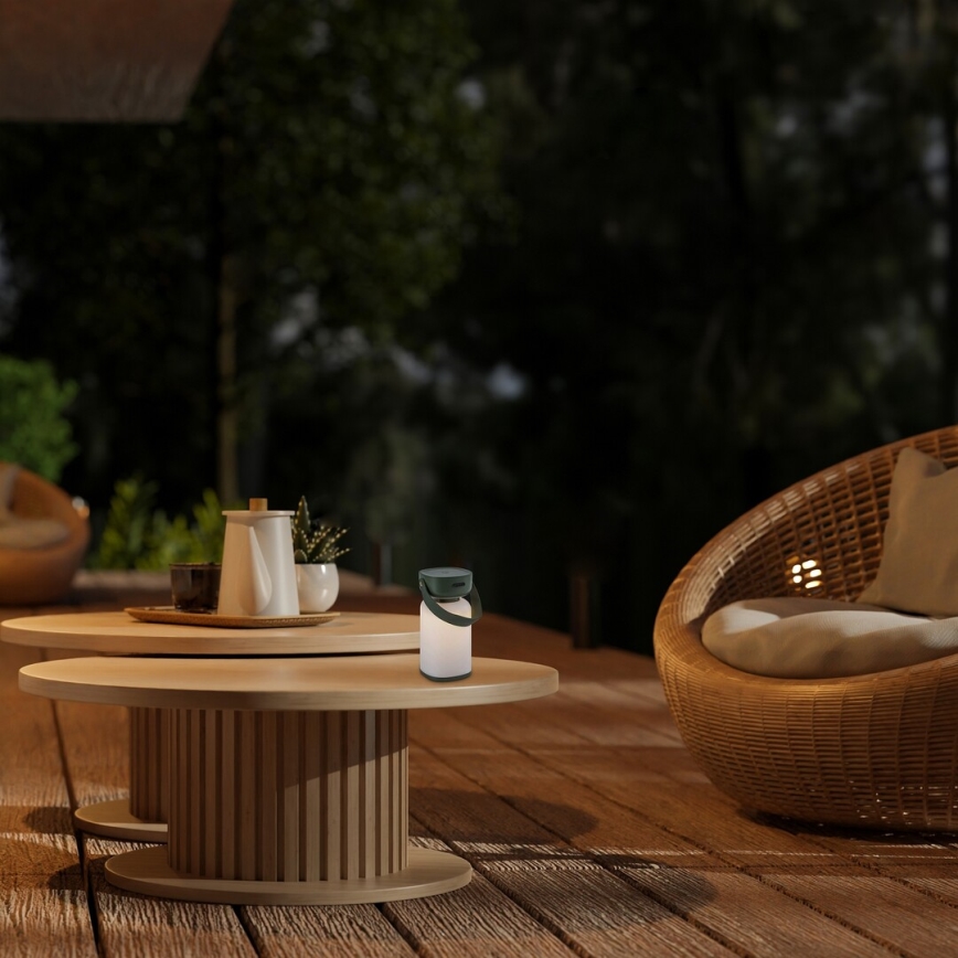 Rabalux - Lampe de table tactile extérieure à intensité variable et rechargeable LED/3W/5V IP44 vert