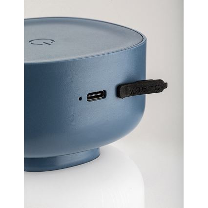 Rabalux - Lampe de table tactile extérieure à intensité variable et rechargeable LED/3W/5V IP44 bleu