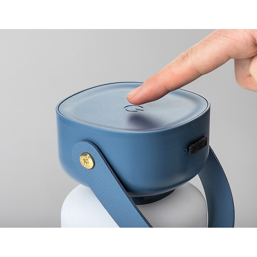 Rabalux - Lampe de table tactile extérieure à intensité variable et rechargeable LED/3W/5V IP44 bleu