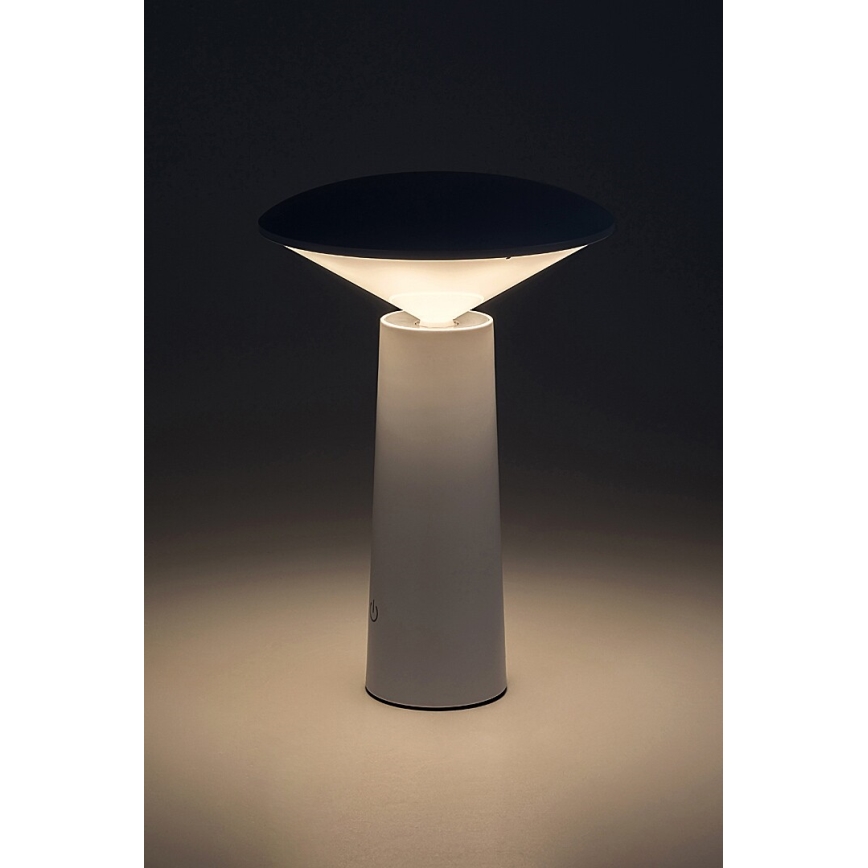Rabalux - Lampe de table tactile rechargeable et à intensité variable POLPERRO LED/3W/3,7V 1200mAh blanc